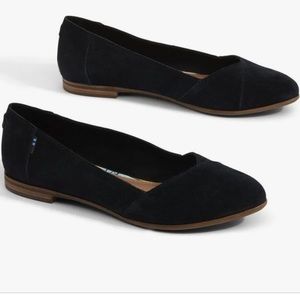 Toms | Julie | Asymmetrical Almond toe ballet flats | size 7.5